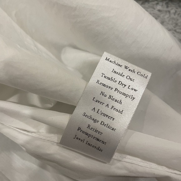 Frank & Eileen "Frank" Button Up Shirt Womens XL White 100% Cotton - Picture 11 of 11